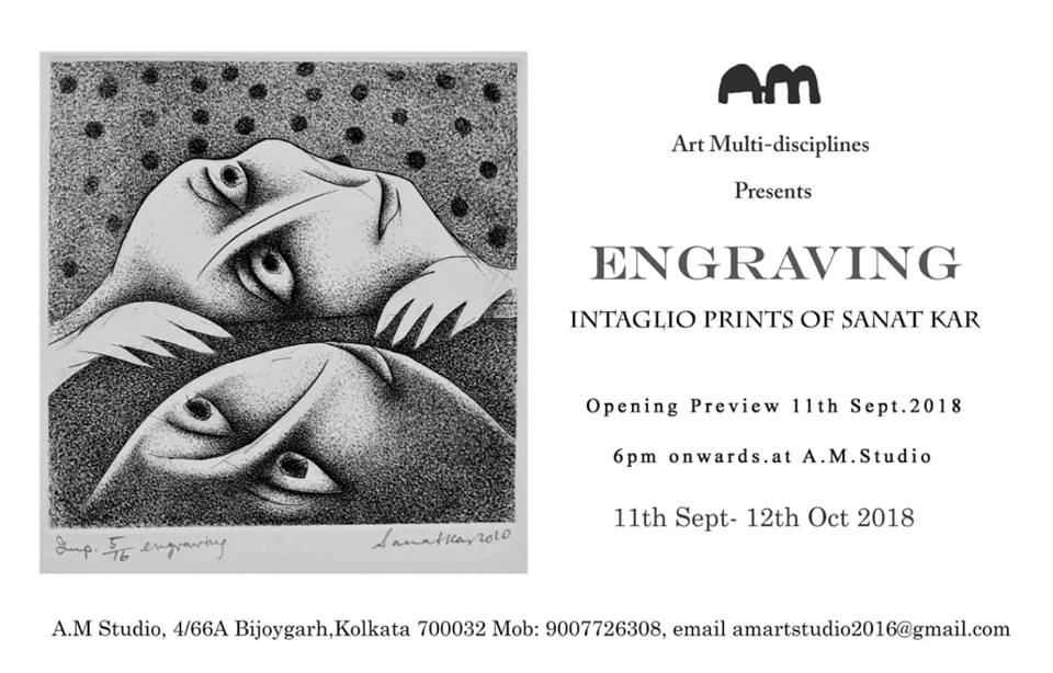 Engraving - Intaglio Prints of Sanat Kar