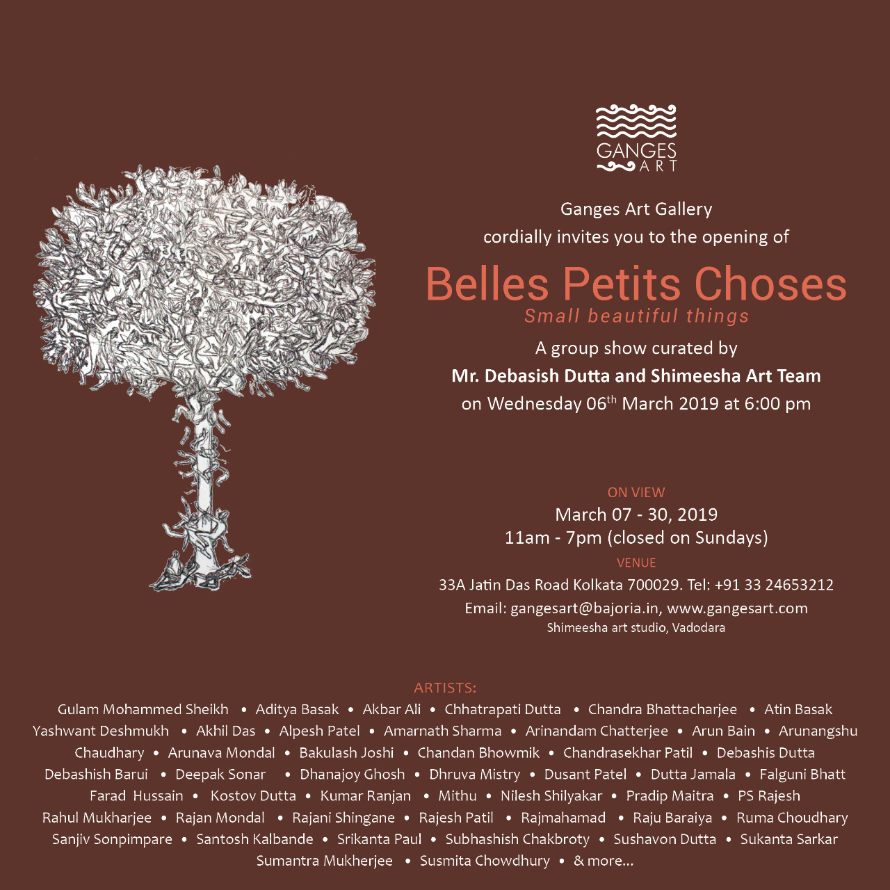 Belles Petits Choses - A group show cureted by Mr. Dabasish Dutta