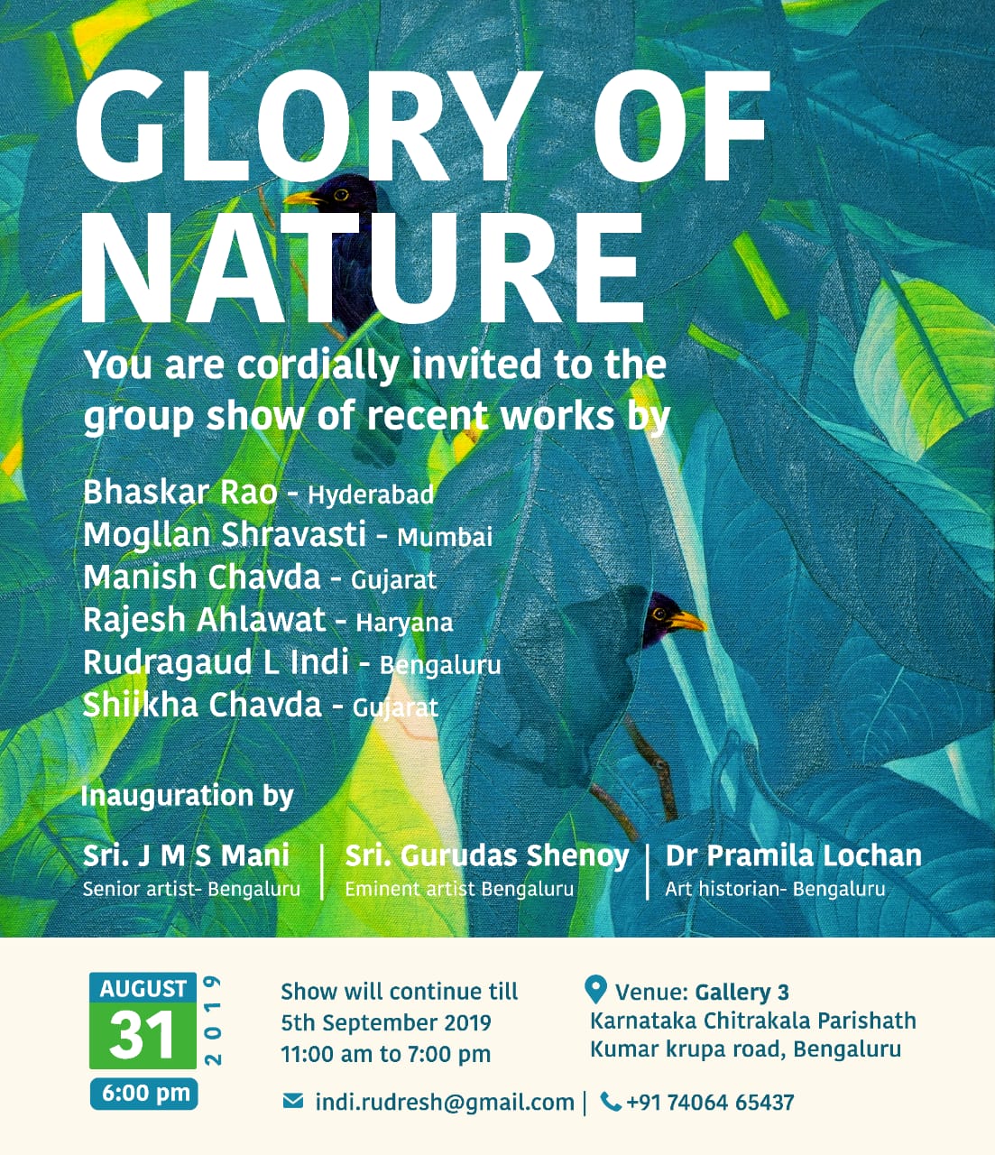 Glory of Nature - Group show of Paintings