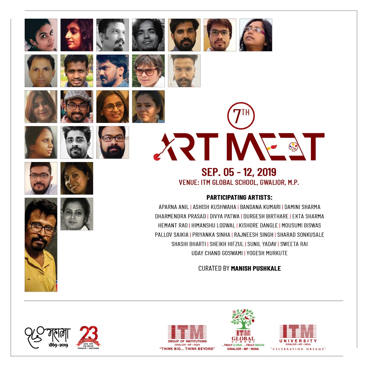 7th Art Meet - Curated by Manish Pushkale