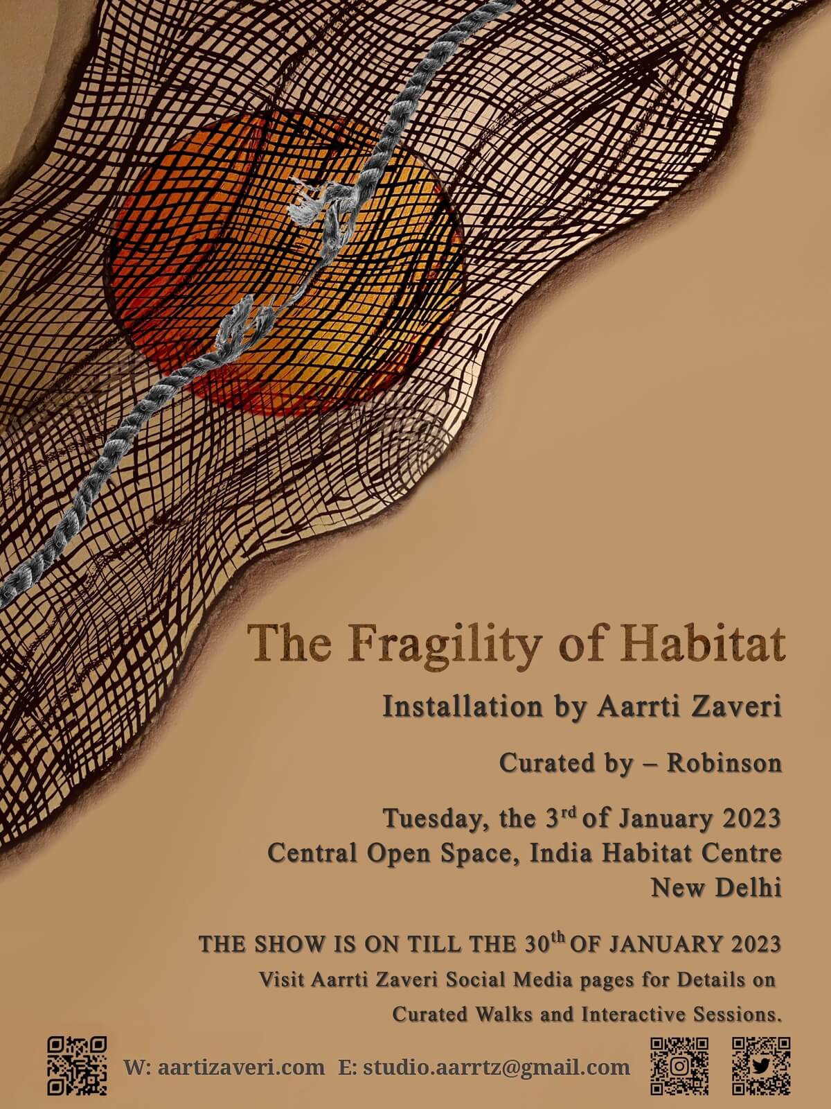 The Fragility of Habitat - Solo Show by Aarrti Zaveri