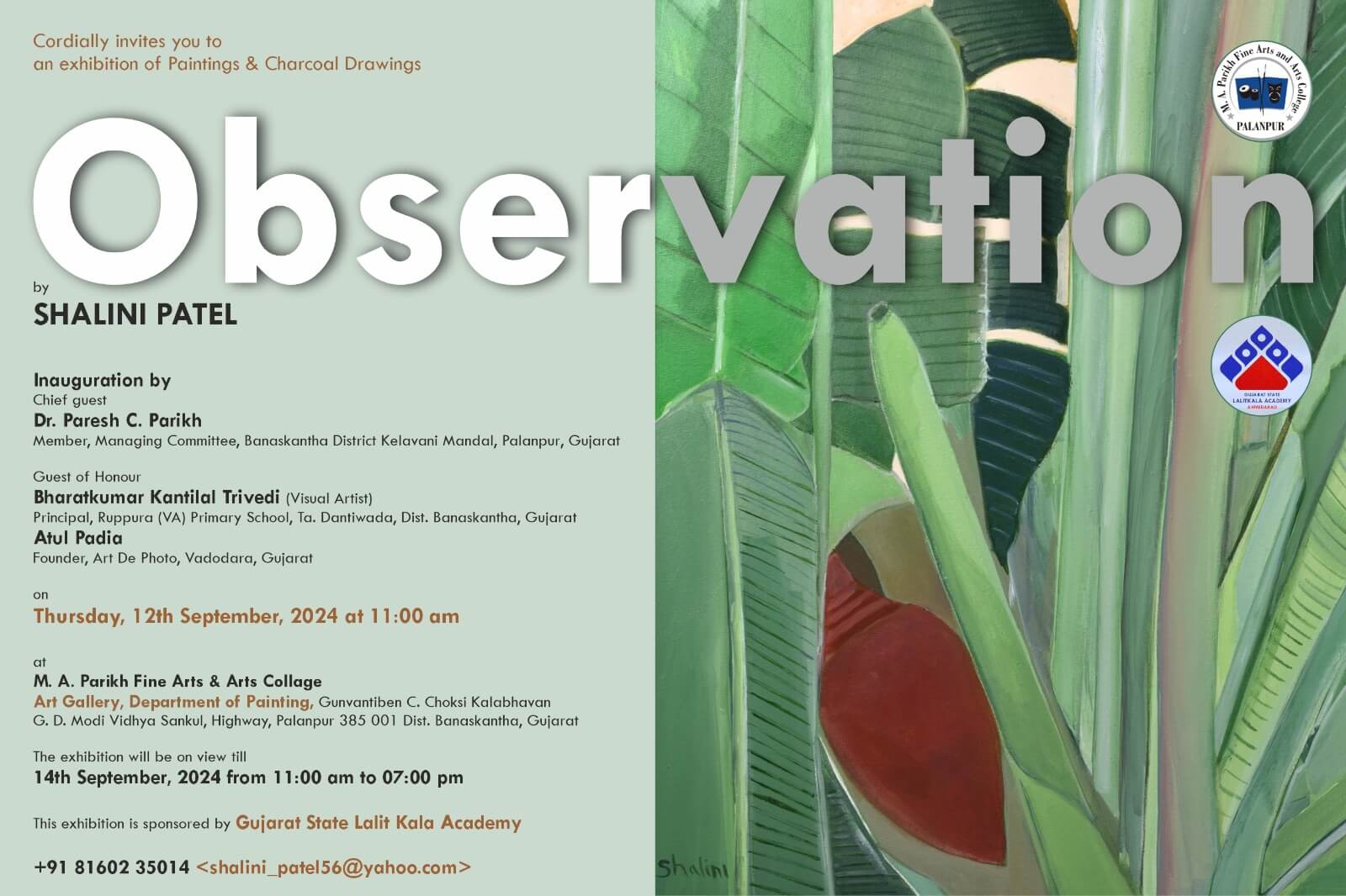 Observation by Shalini Patel